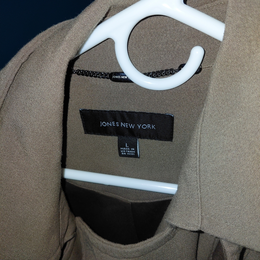 Jones New York Women's Tan Trench Coat